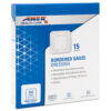 AMERX Bordered Gauze Dressing, 4x4 Dressing (2x2 Pad)