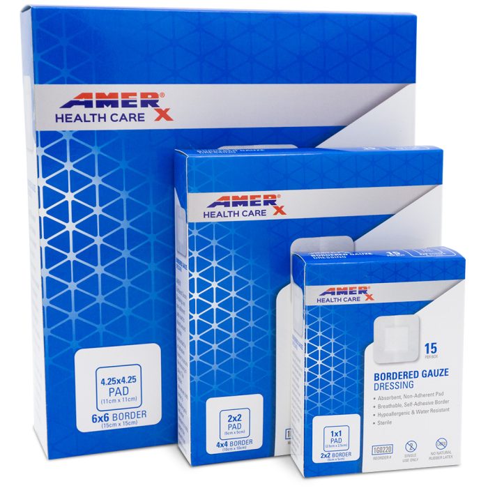 AMERX Bordered Gauze Dressings