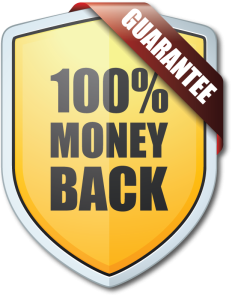 100% Money Back Guarantee Seal